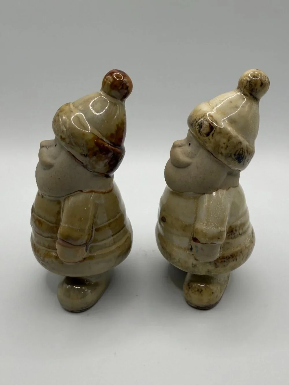 VTG Ceramic Santa Claus Figurines